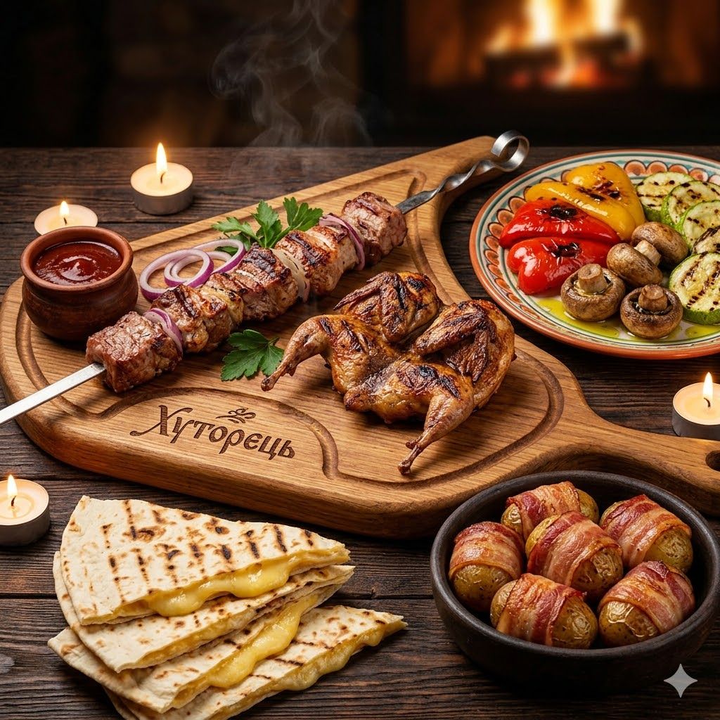 Шашличний набір для двох "Для закоханих"