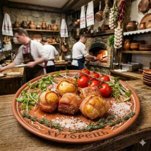 Картопля в беконі