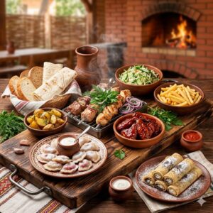 Шашличний набір на сім'ю на 2 дорослих і 2 дітей