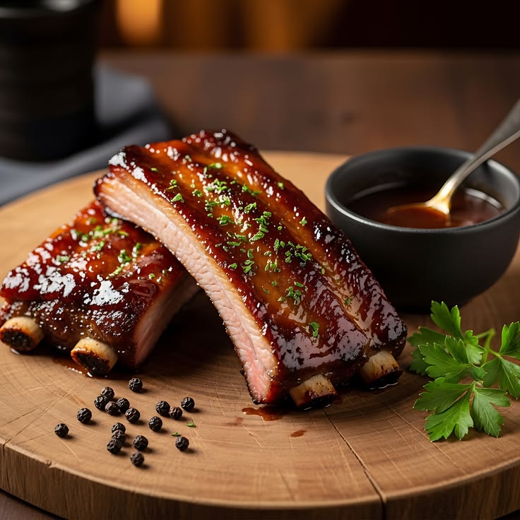 Стрічка свинячих ребер на мангалі 1 Стрічка свинячих ребер на мангалі